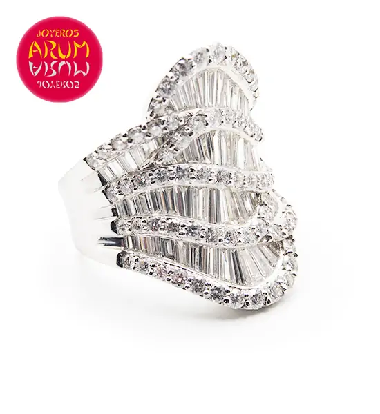 White Gold Ring with Diamonds RAJ795 "SOLD"