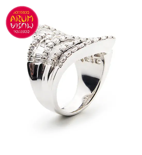 White Gold Ring with Diamonds RAJ795 "SOLD"