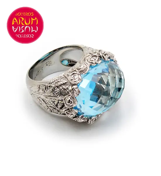 Carrera y Carrera Ring Blue Topaz RAJ854 "SOLD"