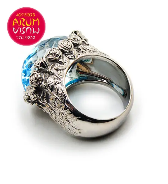 Carrera y Carrera Ring Blue Topaz RAJ854 "SOLD"