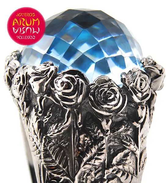 Carrera y Carrera Ring Blue Topaz RAJ854 "SOLD"