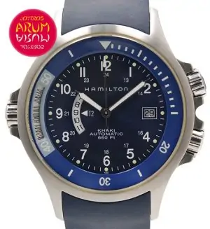 Hamilton Khaki GMT Shop Ref. 3855/574 "SOLD"