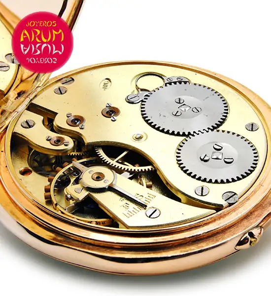 IWC Pocket Watch 18K Gold Shop Ref. 3838/557 IWC Pocket Watch 18K Gold Shop Ref. 3838/557