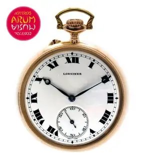 Longines Pocket Watch 18K Gold Shop Ref. 3806/520