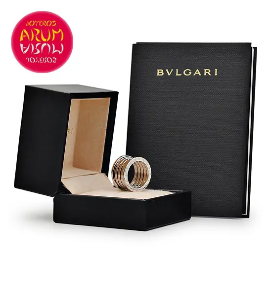Bulgari B.Zero1 Ring White Gold 4 Band RAJ814 "SOLD"