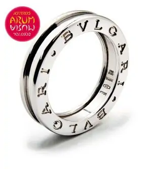 Bulgari B.Zero1 Ring White Gold 1 Band Ring RAJ92 "SOLD"