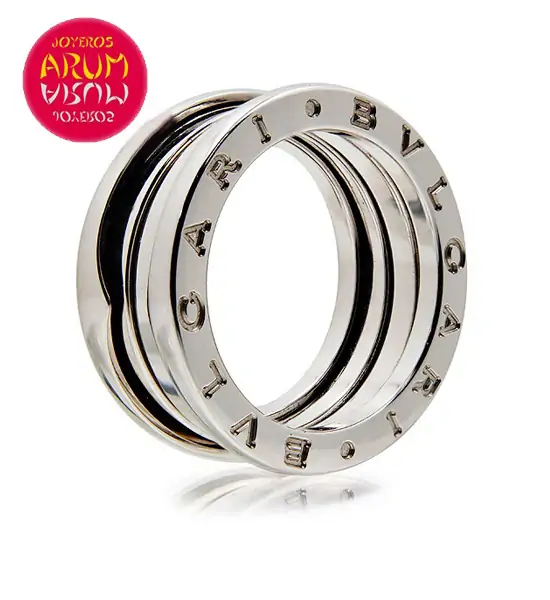 Bulgari B.Zero1 Ring White Gold 3 Band RAJ742 "SOLD"