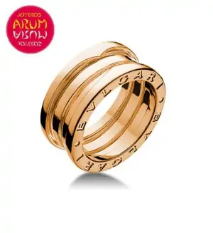 Bulgari B.Zero1 Ring Rose Gold 3 Band RAJ910 "SOLD"