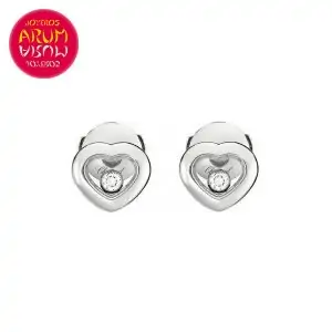 Chopard Happy Diamonds Earrings White Gold RAJ911