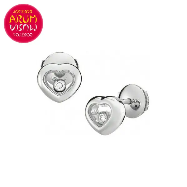 Chopard Happy Diamonds Earrings White Gold RAJ911