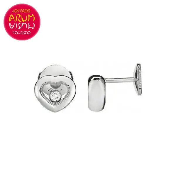Chopard Happy Diamonds Earrings White Gold RAJ911