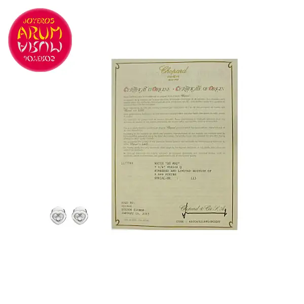 Chopard Happy Diamonds Earrings White Gold RAJ911