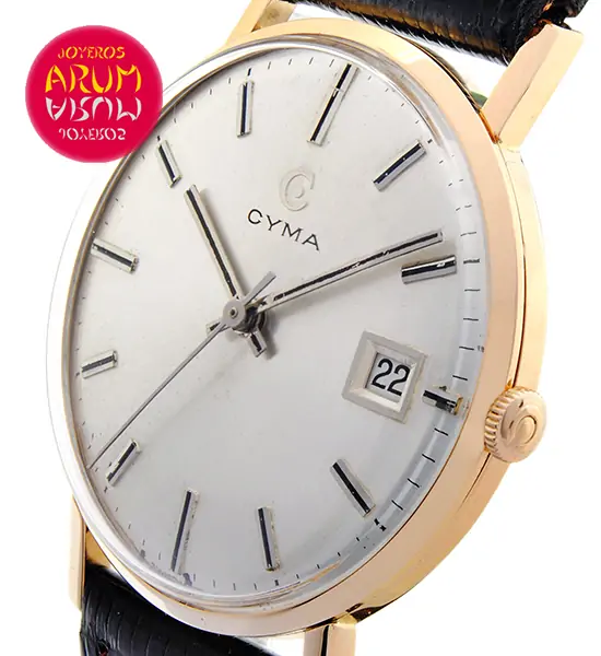 Cyma Vintage 18K Gold Shop Ref. 3974/699 Cyma Vintage 18K Gold Shop Ref. 3974/699
