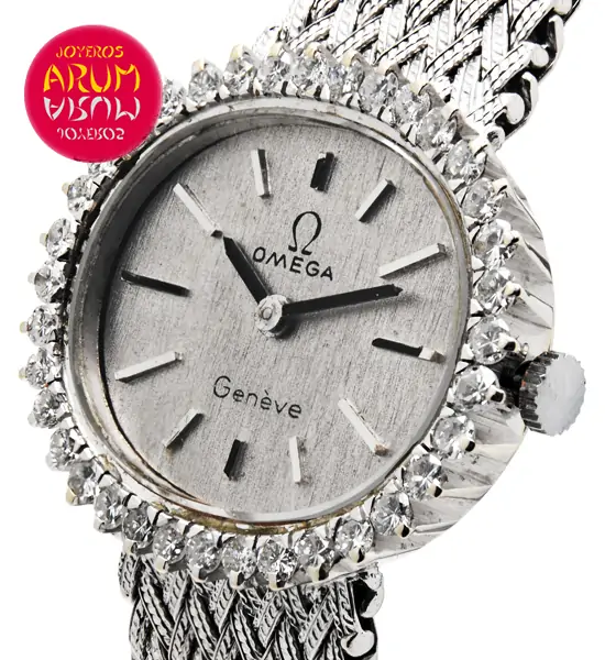 Omega Vintage 18K White Gold Shop Ref. 3950/675 "SOLD"