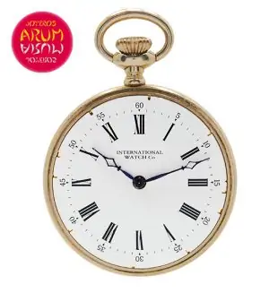 IWC Pocket Watch 18K Gold Shop Ref. 3796/504