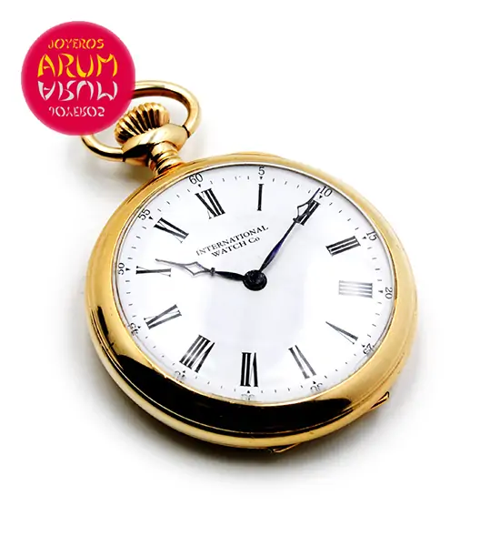 IWC Pocket Watch 18K Gold Shop Ref. 3796/504 IWC Pocket Watch 18K Gold Shop Ref. 3796/504