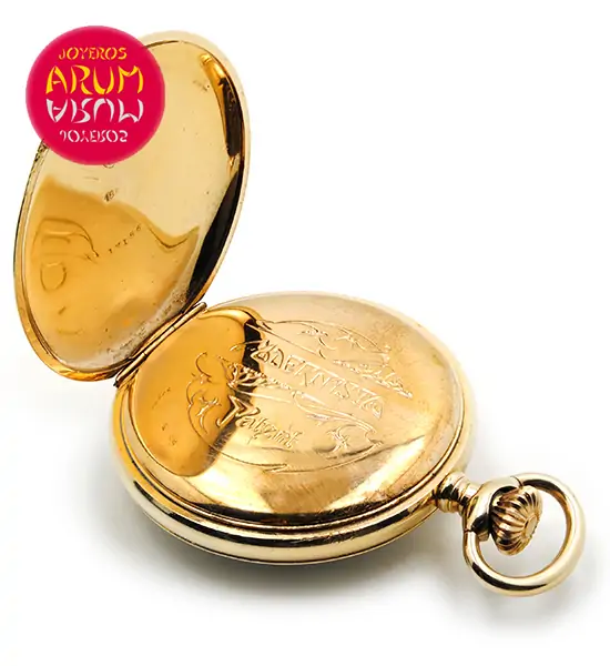 IWC Pocket Watch 18K Gold Shop Ref. 3796/504 IWC Pocket Watch 18K Gold Shop Ref. 3796/504