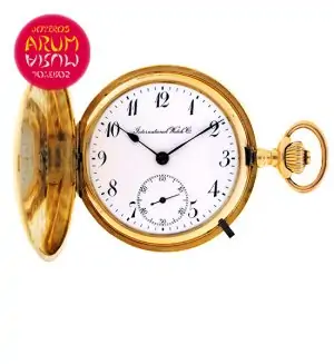IWC Pocket Watch 18K Gold Shop Ref. 3949/674