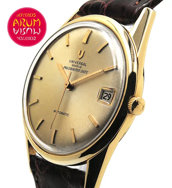 Universal Geneve Vintage 18K Gold Shop Ref. 3587/264 Universal Geneve Vintage 18K Gold Shop Ref. 3587/264