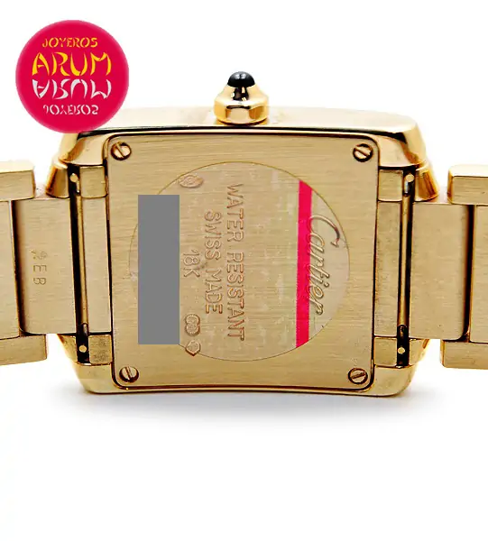 Cartier Tank Francaise Yellow Gold Shop Ref. 3971/696