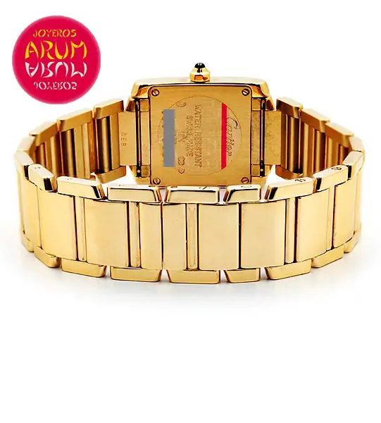Cartier Tank Francaise Yellow Gold Shop Ref. 3971/696