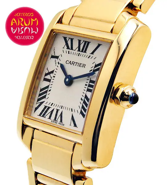 Cartier Tank Francaise Gold Shop Ref. 4001/725 "SOLD"