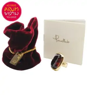 Pomellato Ring Yellow Gold with Granate RAJ961