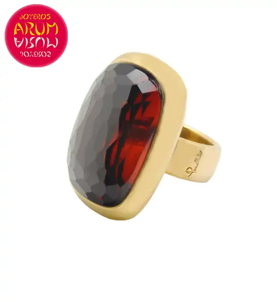 Pomellato Ring Yellow Gold with Granate RAJ961
