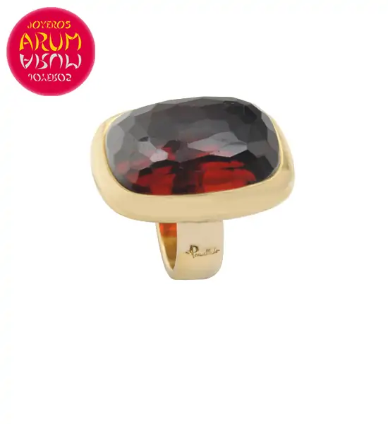 Pomellato Ring Yellow Gold with Granate RAJ961
