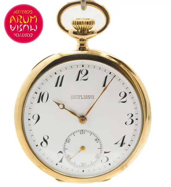 Ulysse Nardin Pocket Watch 18K Gold Shop Ref. 4064/787 Ulysse Nardin Pocket Watch 18K Gold Shop Ref. 4064/787