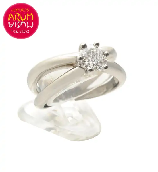 Yanes 18K White Gold Ring with Diamond 1,14 cts. RAJ970