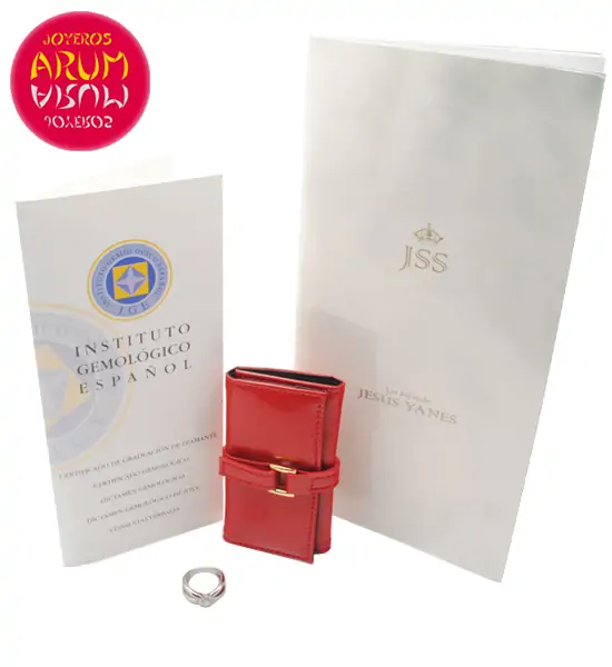 Yanes 18K White Gold Ring with Diamond 1,14 cts. RAJ970