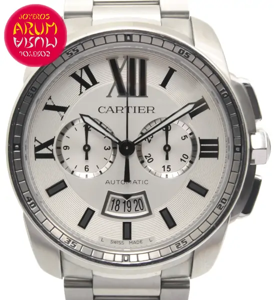 Cartier Calibre Chronograph Shop Ref. 4144/867 "SOLD"