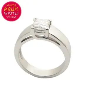18K White Gold Ring with Diamond 1,04 cts. RAJ976 "SOLD"