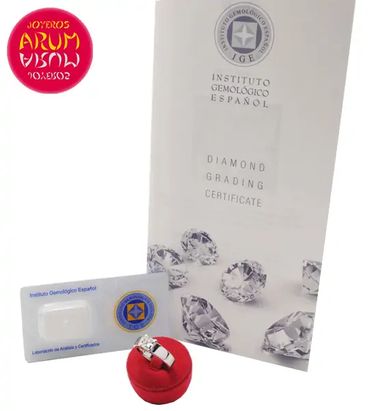 18K White Gold Ring with Diamond 1,04 cts. RAJ976 "SOLD"