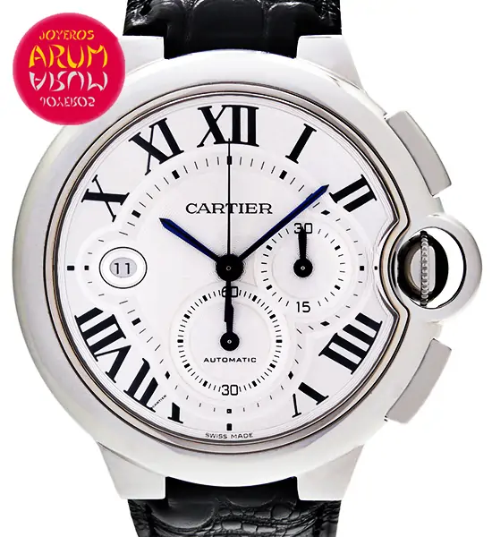 Cartier Ballon Bleu Chronograph Shop Ref. 4101/824 "SOLD"