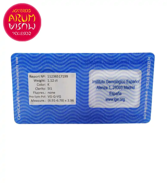 Diamond for Investment 1,12 cts. RAJ997 "SOLD"