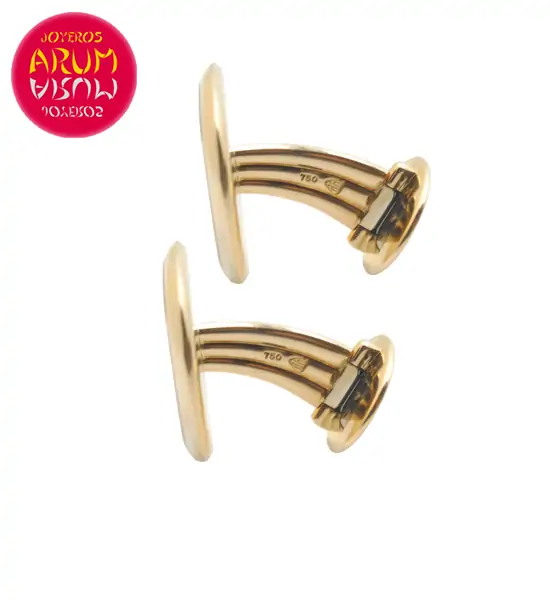 Patek Philippe Cufflinks 18K Gold Shop Ref. RAJ995 "SOLD"