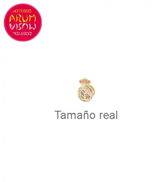 Real Madrid Insignia 18K Gold Diamonds Sapphires Ruby