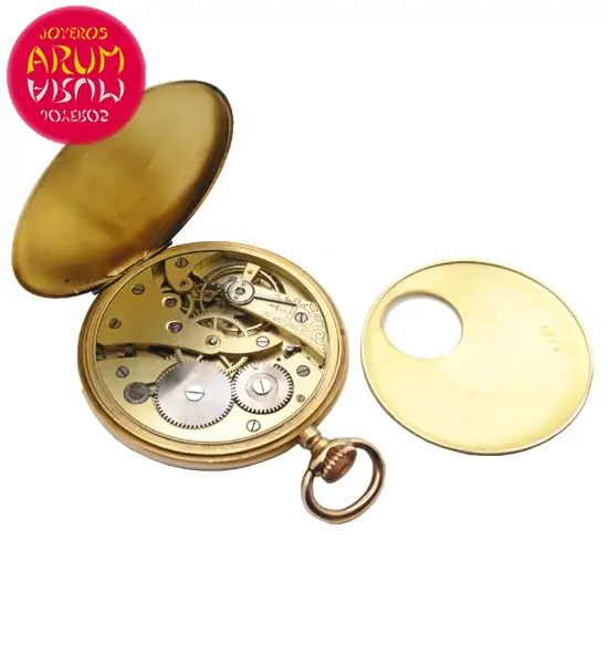L.Gerlach Pocket Watch 18K Gold Shop Ref. 4135/858 L.Gerlach Pocket Watch 18K Gold Shop Ref. 4135/858