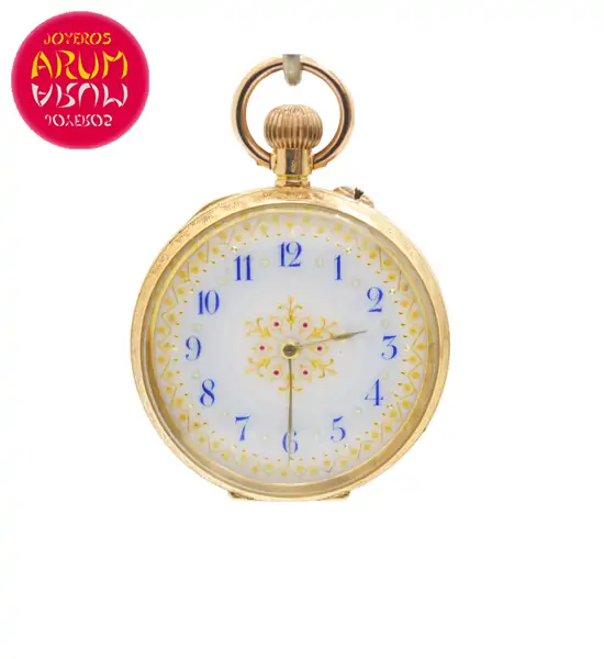 Small Pocket Watch 18K Gold Shop Ref. 4131/854 Small Pocket Watch 18K Gold Shop Ref. 4131/854