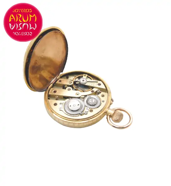 Small Pocket Watch 18K Gold Shop Ref. 4131/854 Small Pocket Watch 18K Gold Shop Ref. 4131/854