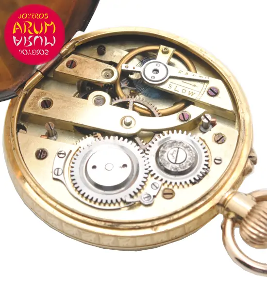 Small Pocket Watch 18K Gold Shop Ref. 4131/854 Small Pocket Watch 18K Gold Shop Ref. 4131/854