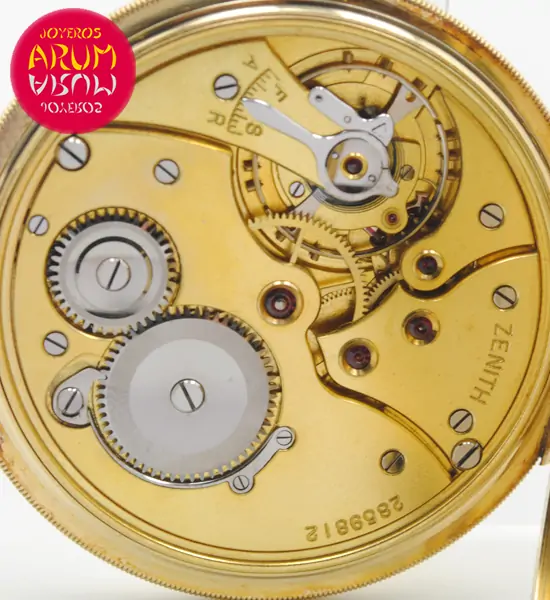 Zenith Pocket Watch 18K Gold Shop Ref. 4134/857 Zenith Pocket Watch 18K Gold Shop Ref. 4134/857