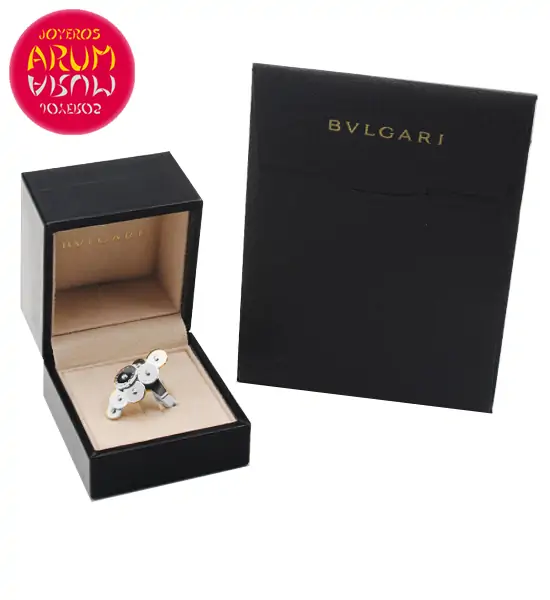 Bulgari Cicladi Ring White Gold 7 Disc RAJ1010