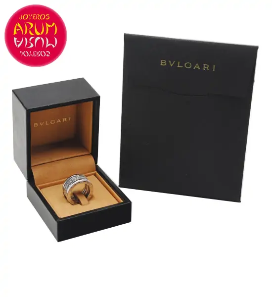 Bulgari B.Zero1 Ring White Gold Blue Topaz RAJ1002