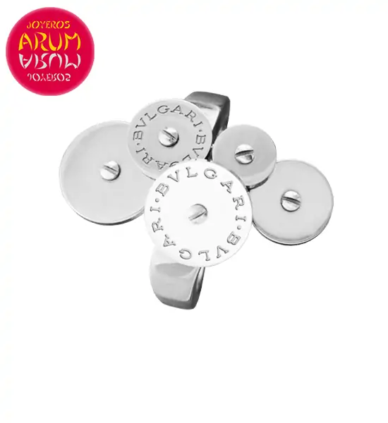 Bulgari Cicladi Ring White Gold 5 Disc RAJ1012 "SOLD"