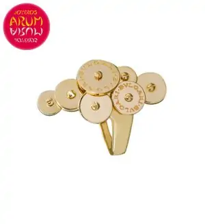 Bulgari Cicladi Ring Yellow Gold 7 Disc RAJ1009 "SOLD"