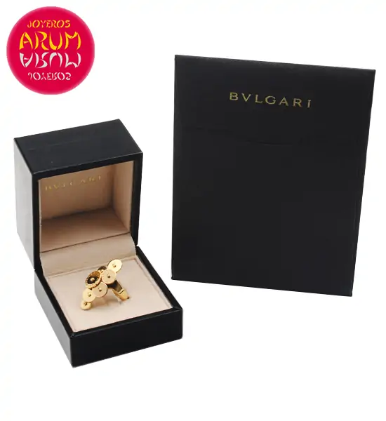 Bulgari Cicladi Ring Yellow Gold 7 Disc RAJ1009 "SOLD"
