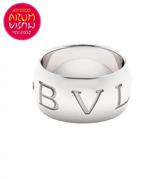 Bulgari Monologo Ring White Gold RAJ1006 "SOLD"